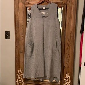 Kristensen Du Nord Silk Searsucker Dress Medium